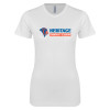 Thumbnail image for  Next Level Womens White Boyfriend Tee