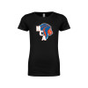 Thumbnail image for  Next Level Girls Black Fashion Fit T Shirt