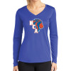 Thumbnail image for  Womens Royal Performance Long Sleeve V Neck Shirt