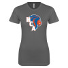 Thumbnail image for  Next Level Womens Charcoal Boyfriend Tee