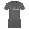 Thumbnail image for  Next Level Womens Charcoal Boyfriend Tee