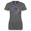 Thumbnail image for  Next Level Womens Charcoal Boyfriend Tee