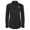 Thumbnail image for  Womens Black Twill Button Down Long Sleeve 