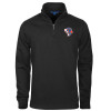 Thumbnail image for  Black Slub Fleece 1/4 Zip Pullover