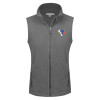 Thumbnail image for  Womens Charcoal Fleece Full Zip Vest