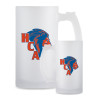 Thumbnail image for  Full Color Decorative Frosted Glass Mug 16oz