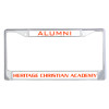 Thumbnail image for  Alumni Metal License Plate Frame in Chrome