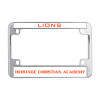 Thumbnail image for  Metal Motorcycle License Plate Frame in Chrome