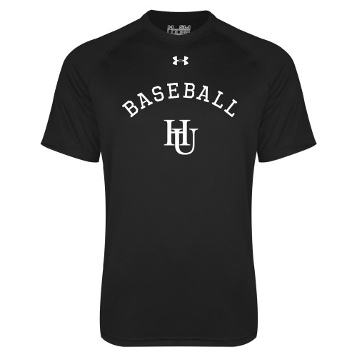  Under Armour Black Tech Tee - Baseball