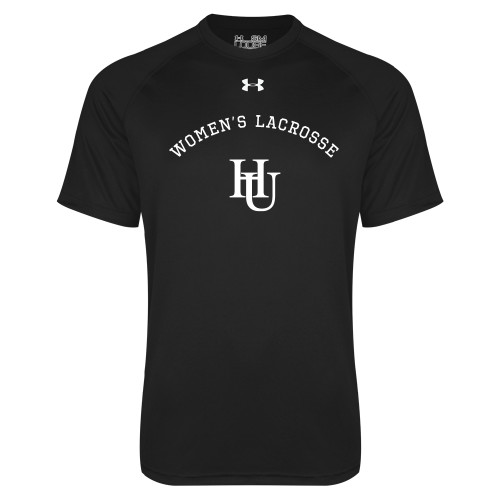  Under Armour Black Tech Tee - Womens Lacrosse