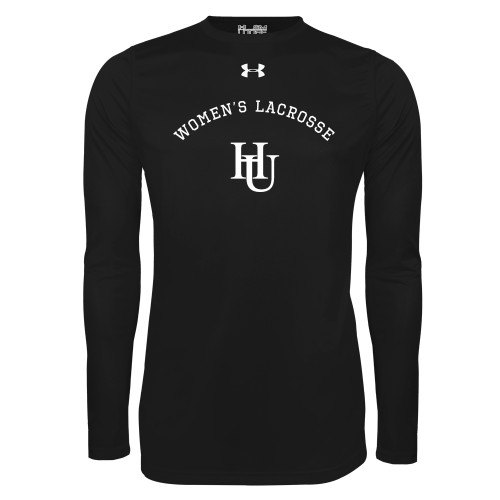  Under Armour Black Long Sleeve Tech Tee - Womens Lacrosse