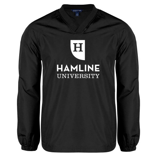  Black V Neck Raglan Windshirt - Primary