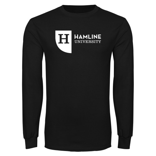  Black Long Sleeve T Shirt - Hamline University