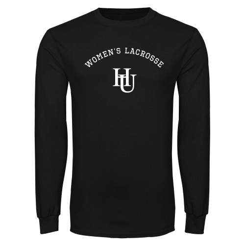  Black Long Sleeve T Shirt - Womens Lacrosse