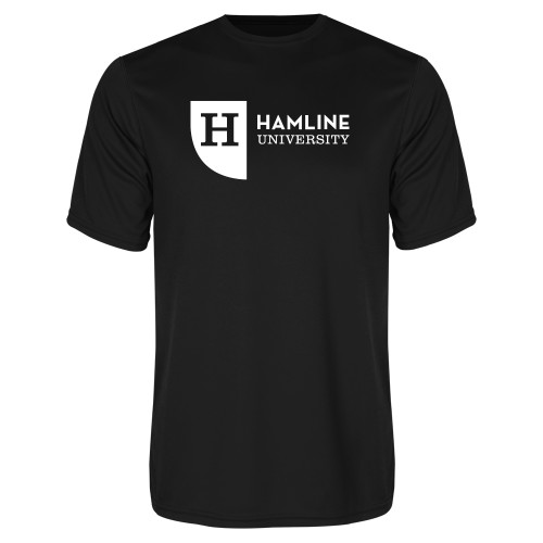  Black Performance Tee - Hamline University