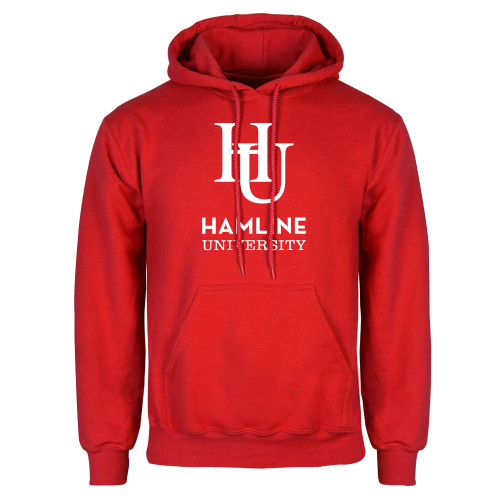  Red Fleece Hoodie - HU University