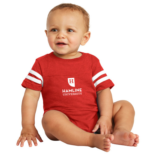  Vintage Red Jersey Onesie - Primary