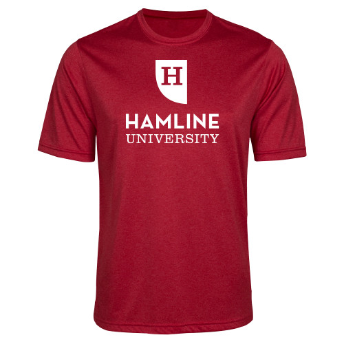 Red Heather Performance Contender Tee - Primary