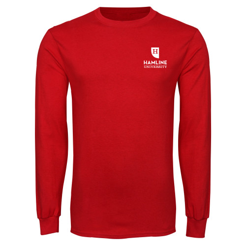  Red Long Sleeve T Shirt - Primary