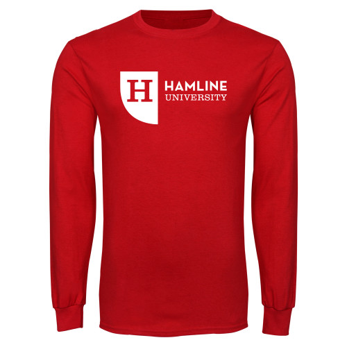  Red Long Sleeve T Shirt - Hamline University