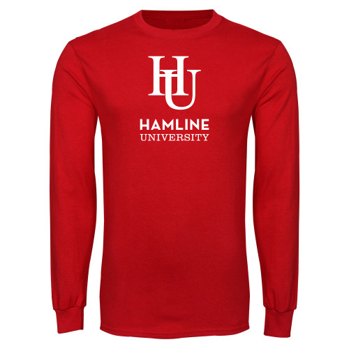  Red Long Sleeve T Shirt - HU University