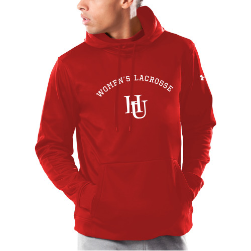  Under Armour Red Armour Fleece Hoodie - Womens Lacrosse