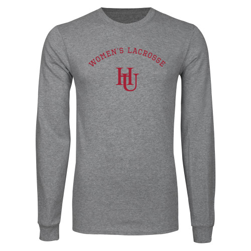  Grey Long Sleeve T Shirt - Womens Lacrosse