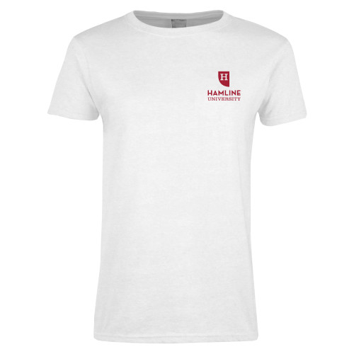  Womens White Short Sleeve Tee - Primary