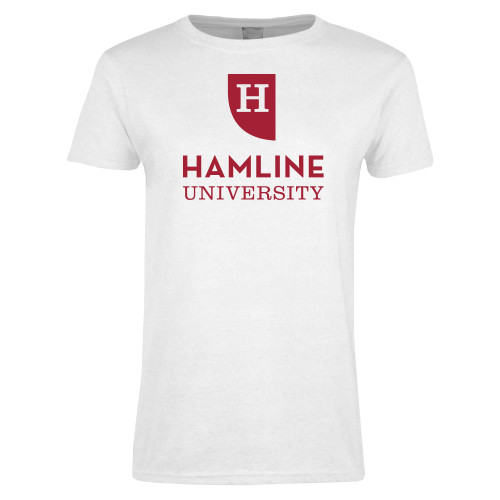  Womens White Short Sleeve Tee - Primary