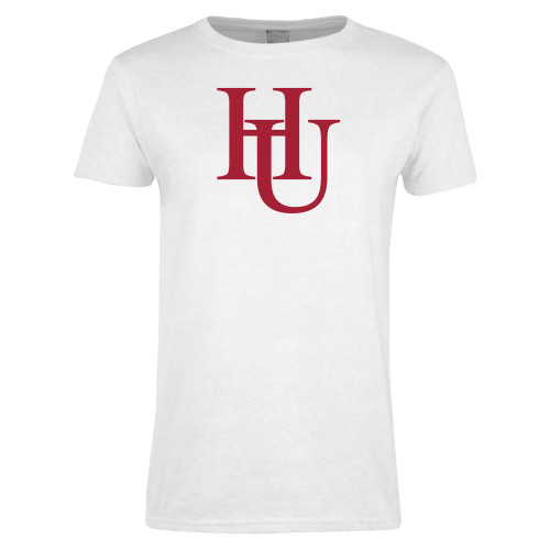  Womens White Short Sleeve Tee - HU