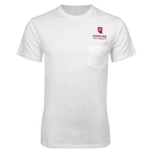  White T-Shirt w/Pocket - Primary