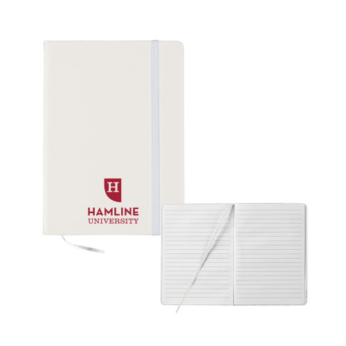  5x7 White Hard Cover Journal - Primary