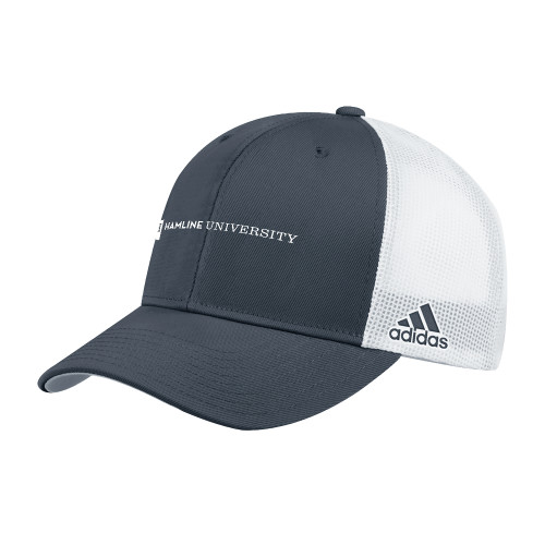  Adidas Onix Structured Adjustable Mesh Hat - Hamline Wordmark