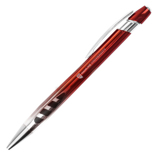  Veneno Metallic Red Pen w/Blue Ink - Hamline Wordmark  Engraved