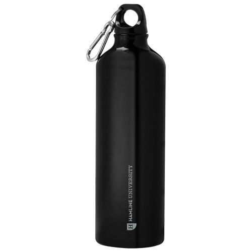  Venture Aluminum Black Bike Bottle 26oz - Hamline Wordmark  Engraved