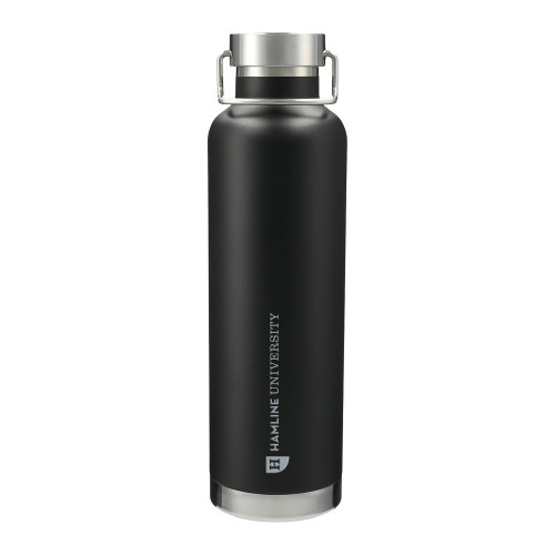  Thor Copper Vacuum Insulated Black Bottle 32oz - Hamline Wordmark  Engraved