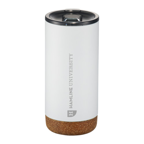  Valhalla Vacuum Insulated White Tumbler 16oz - Hamline Wordmark  Engraved
