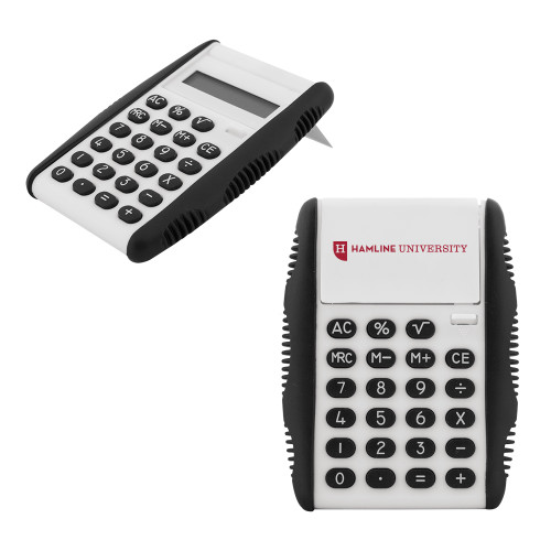  White Flip Cover Calculator - Hamline Wordmark