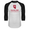 Thumbnail image for  White/Black Raglan Baseball T Shirt