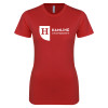 Thumbnail image for  Next Level Womens Red Boyfriend Tee