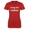 Thumbnail image for  Next Level Womens Red Boyfriend Tee