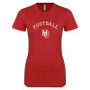 Thumbnail image for  Next Level Womens Red Boyfriend Tee