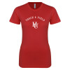 Thumbnail image for  Next Level Womens Red Boyfriend Tee