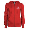 Thumbnail image for  ENZA Womens Red Fleece Full Zip Hoodie
