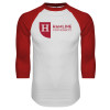 Thumbnail image for  White/Red Raglan Baseball T Shirt