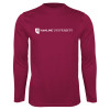 Thumbnail image for  Maroon Performance Long Sleeve Shirt