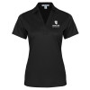 Thumbnail image for  Univ Womens Black Performance Fine Jacquard Polo