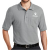 Thumbnail image for  Grey Silk Touch Polo w/ Pocket