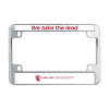 Thumbnail image for  Metal Motorcycle License Plate Frame in Chrome