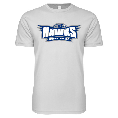  Next Level White SoftStyle T Shirt - Primary Athletics Mark
